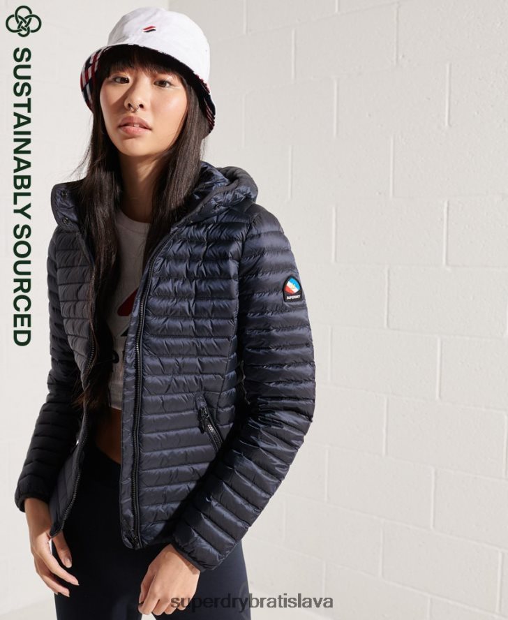 Superdry ženy spodná bunda s jadrom 6B4ZTR5719 oblečenie námorníctvo