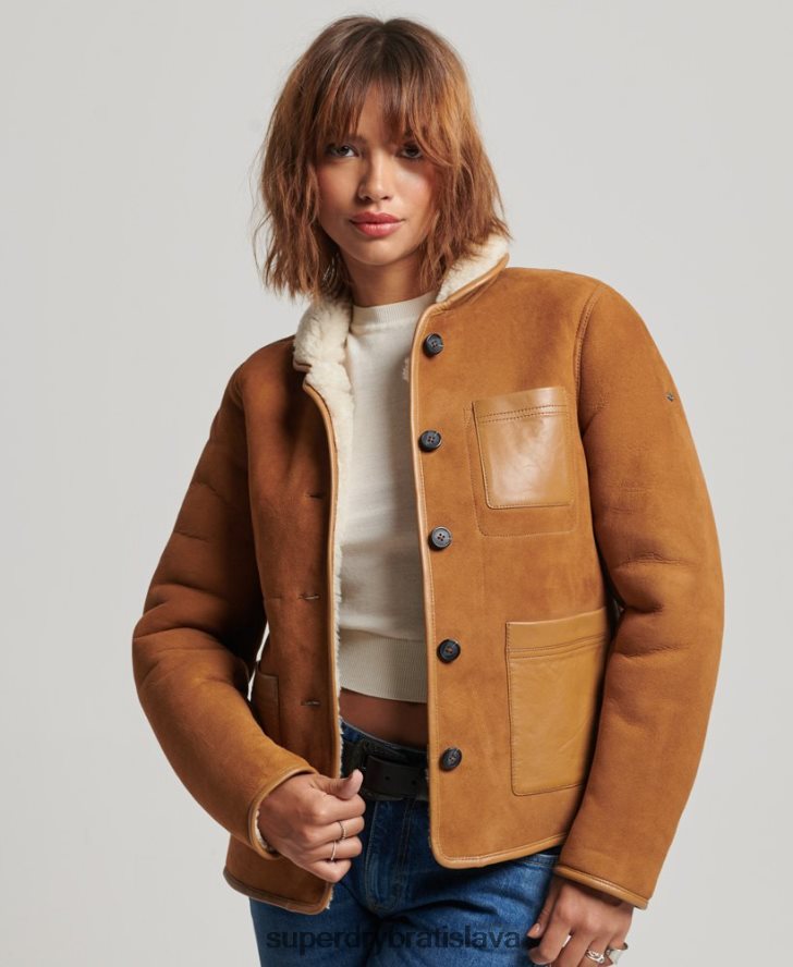 Superdry ženy strihové sako 6B4ZTR5424 oblečenie opálenie