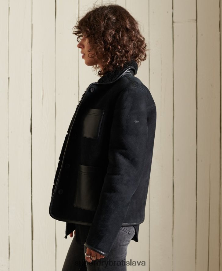 Superdry ženy strihové sako 6B4ZTR5546 oblečenie čierna