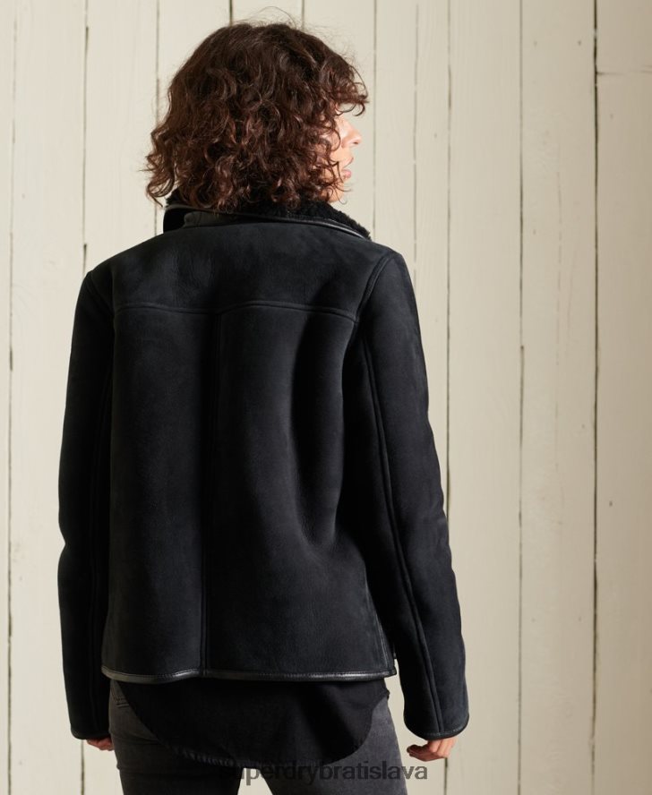 Superdry ženy strihové sako 6B4ZTR5546 oblečenie čierna