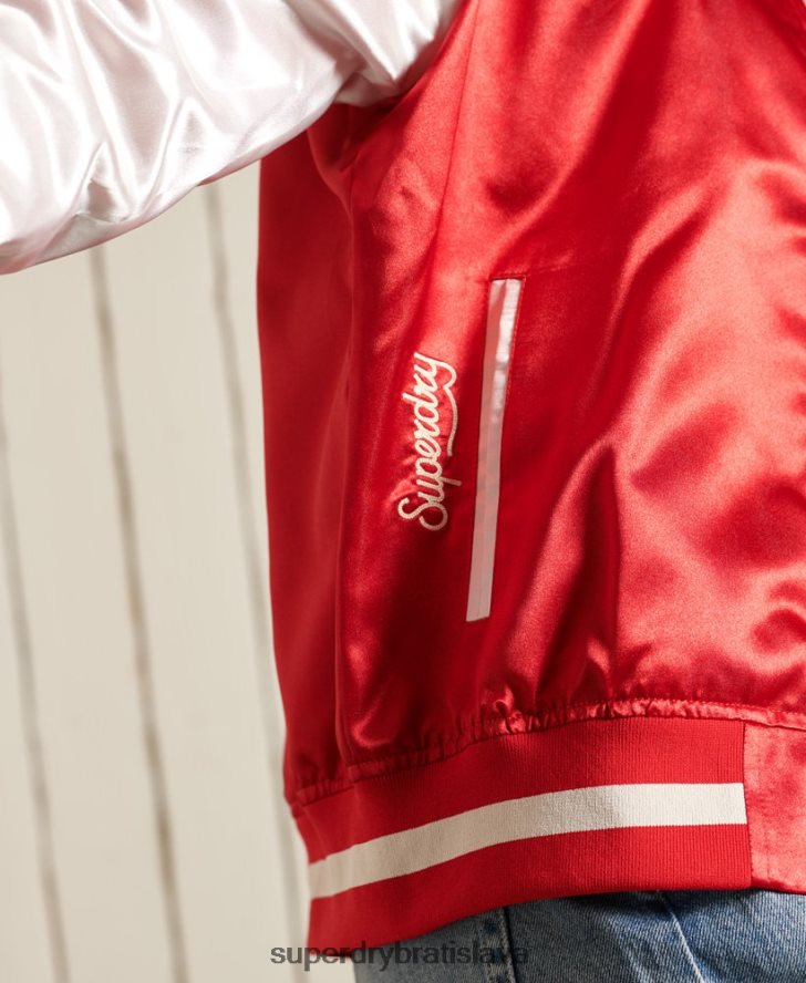 Superdry ženy suika bunda 6B4ZTR5522 oblečenie červená