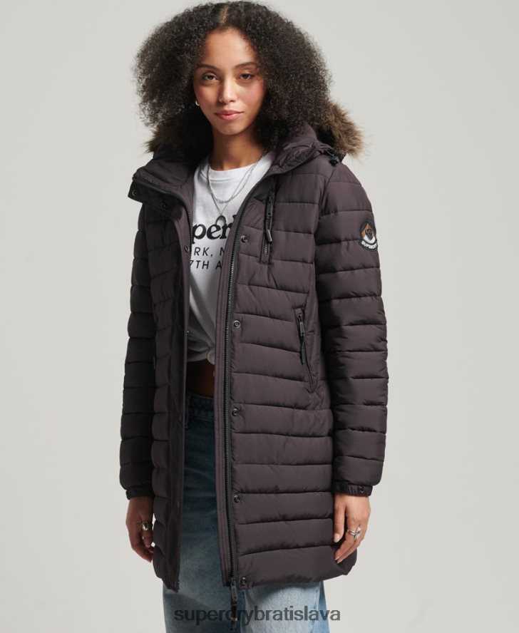 Superdry ženy super bunda fuji 6B4ZTR3656 oblečenie Fialová