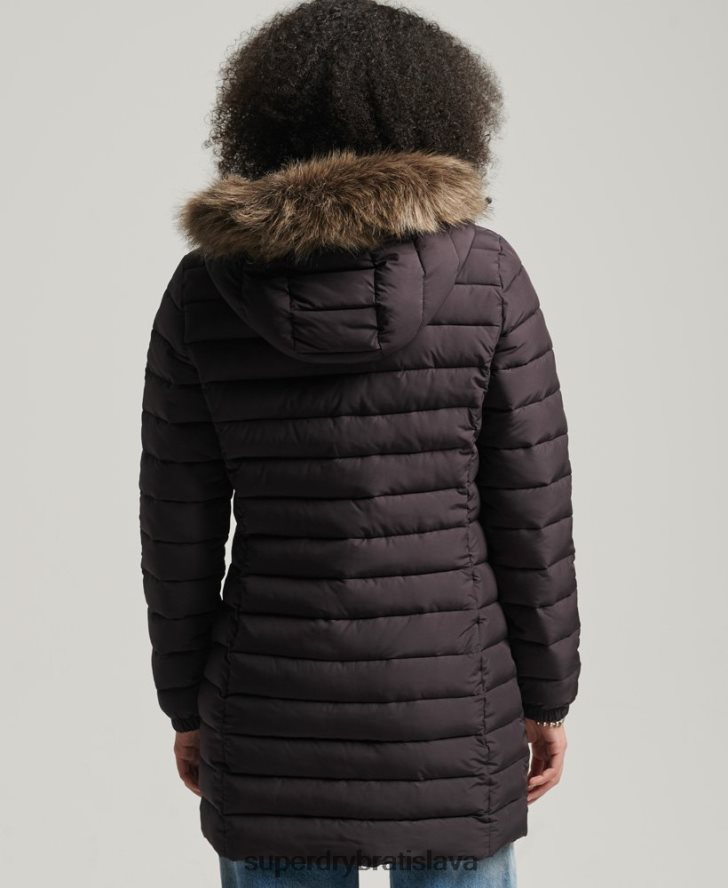 Superdry ženy super bunda fuji 6B4ZTR3656 oblečenie Fialová