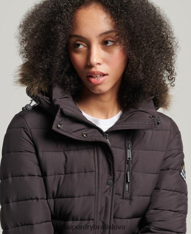 Superdry ženy super bunda fuji 6B4ZTR3656 oblečenie Fialová