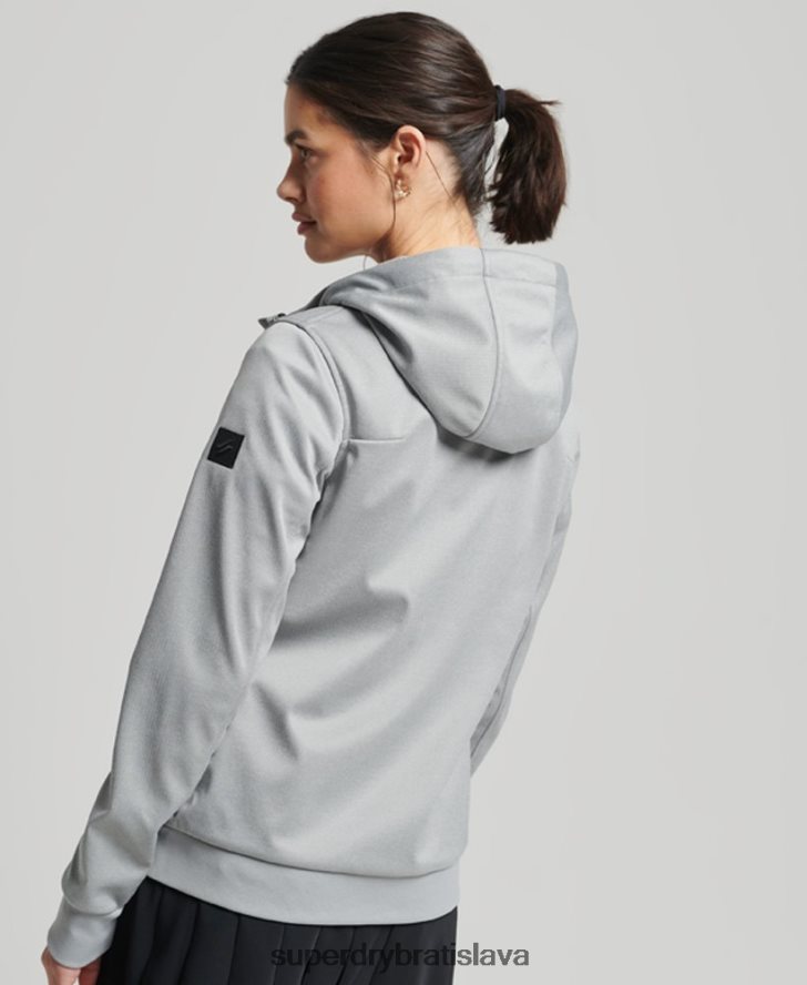 Superdry ženy tech softshellová bunda 6B4ZTR5411 oblečenie sivá