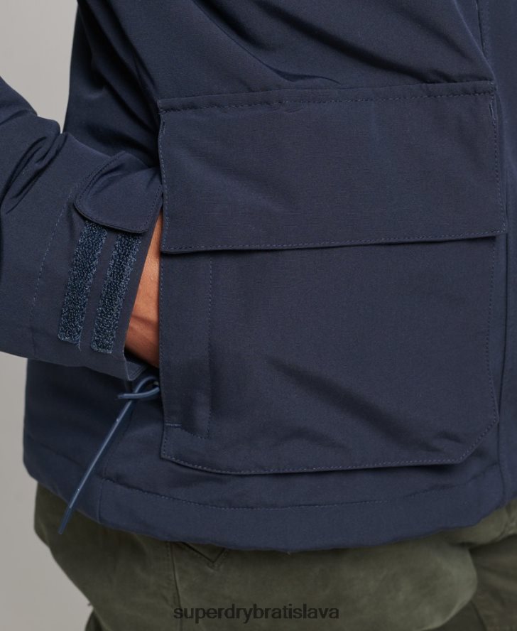 Superdry ženy ultimátna sd vetrovka s kapucňou 6B4ZTR3587 oblečenie námorníctvo