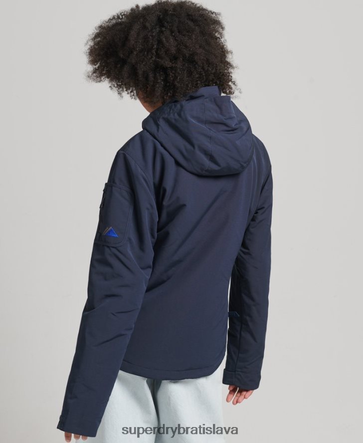Superdry ženy ultimátna sd vetrovka s kapucňou 6B4ZTR3664 oblečenie námorníctvo