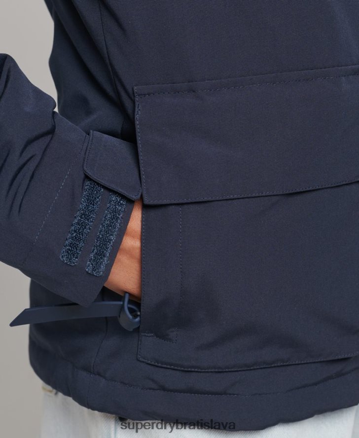 Superdry ženy ultimátna sd vetrovka s kapucňou 6B4ZTR3664 oblečenie námorníctvo
