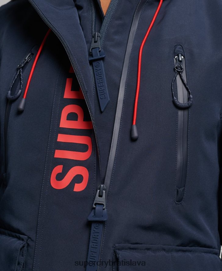 Superdry ženy ultimátna sd vetrovka s kapucňou 6B4ZTR3738 oblečenie námorníctvo