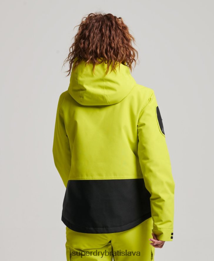 Superdry ženy ultimátna záchranná bunda 6B4ZTR3563 oblečenie žltá
