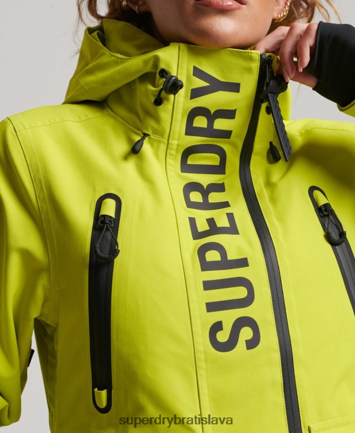 Superdry ženy ultimátna záchranná bunda 6B4ZTR3563 oblečenie žltá