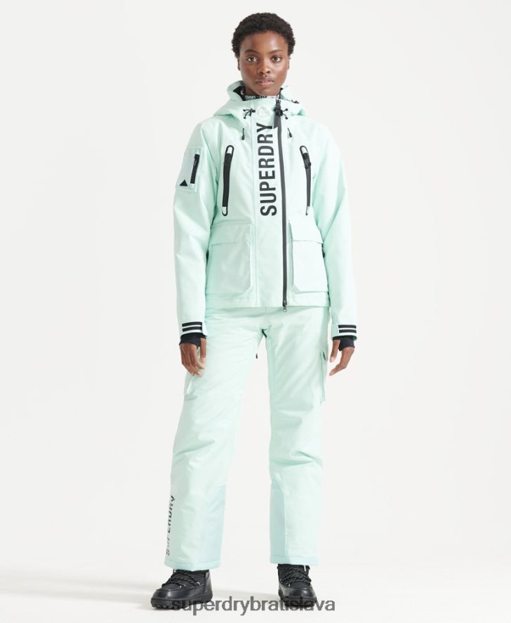 Superdry ženy ultimátna záchranná bunda 6B4ZTR5459 oblečenie svetlo modrá
