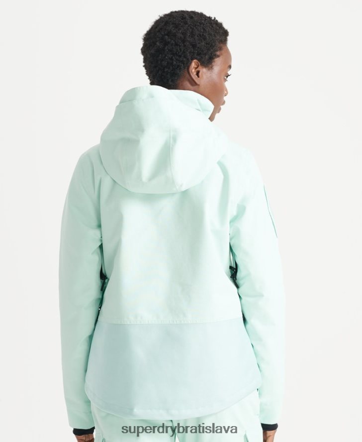 Superdry ženy ultimátna záchranná bunda 6B4ZTR5459 oblečenie svetlo modrá