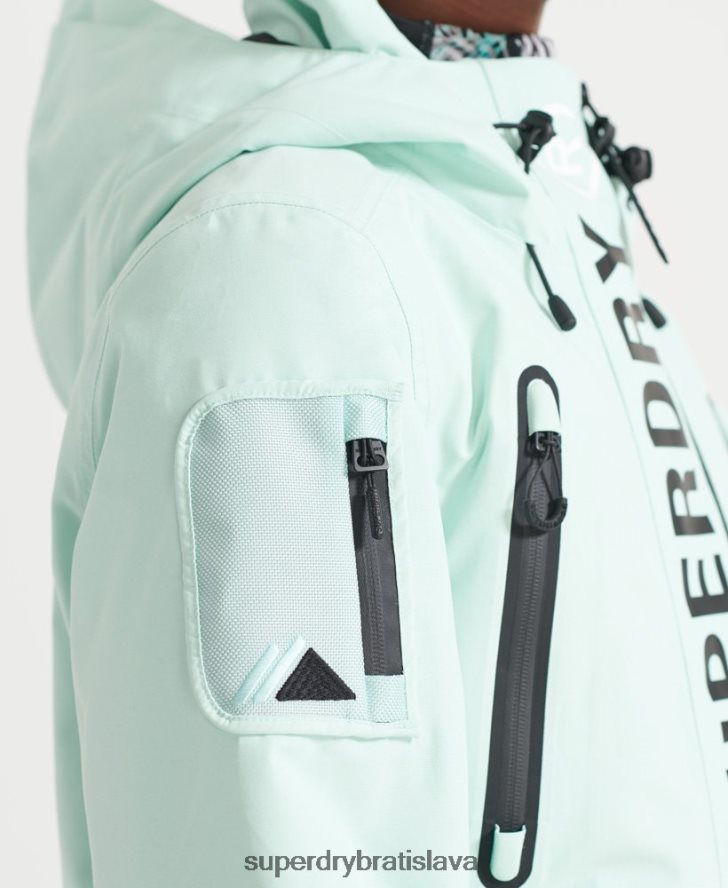 Superdry ženy ultimátna záchranná bunda 6B4ZTR5459 oblečenie svetlo modrá