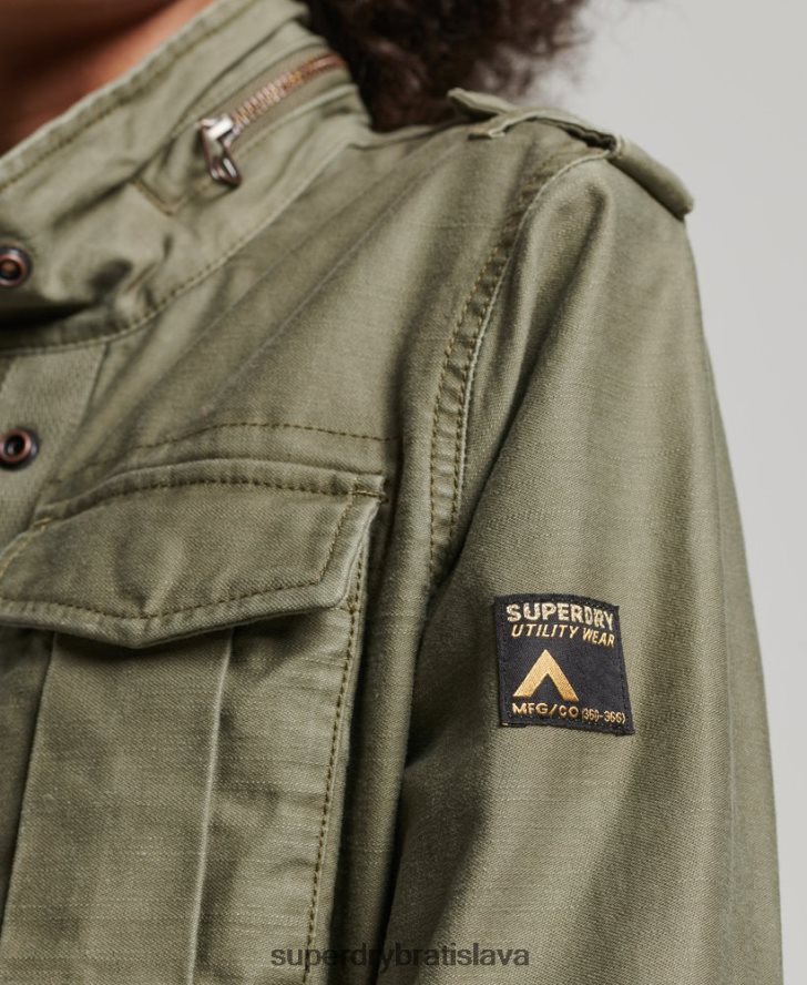 Superdry ženy vintage bunda m65 6B4ZTR1992 oblečenie zelená