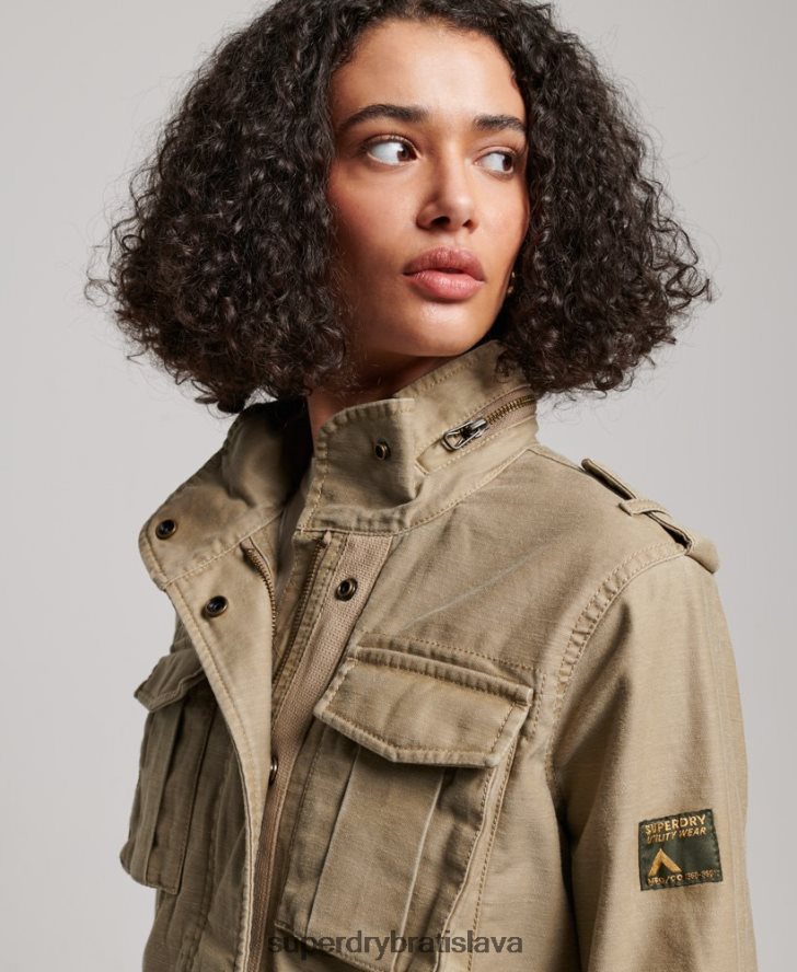 Superdry ženy vintage bunda m65 6B4ZTR3534 oblečenie opálenie