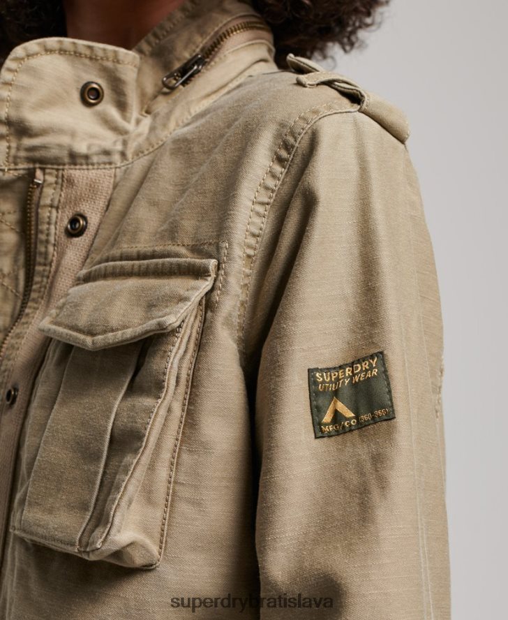 Superdry ženy vintage bunda m65 6B4ZTR3534 oblečenie opálenie