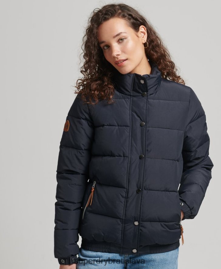 Superdry ženy vintage horská bunda 6B4ZTR5441 oblečenie námorníctvo