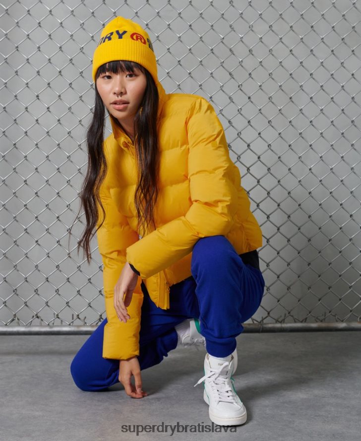 Superdry ženy zberač plodín 6B4ZTR5693 oblečenie žltá