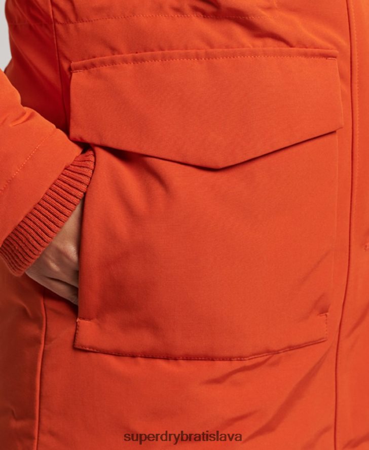 Superdry ženy bunda everest parka 6B4ZTR3684 oblečenie oranžová