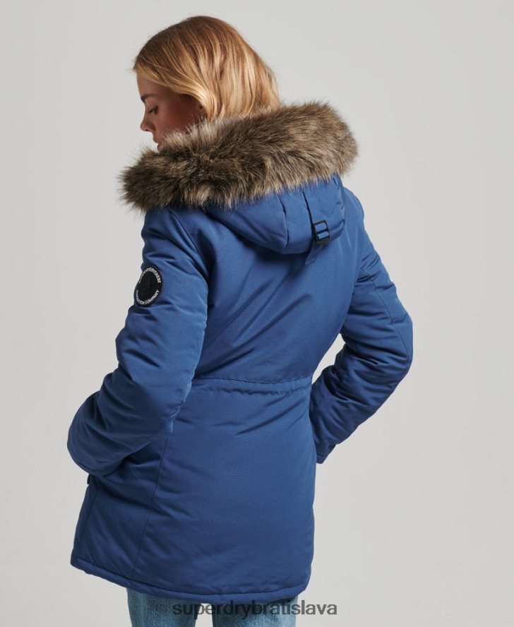 Superdry ženy bunda everest parka 6B4ZTR3685 oblečenie námorníctvo