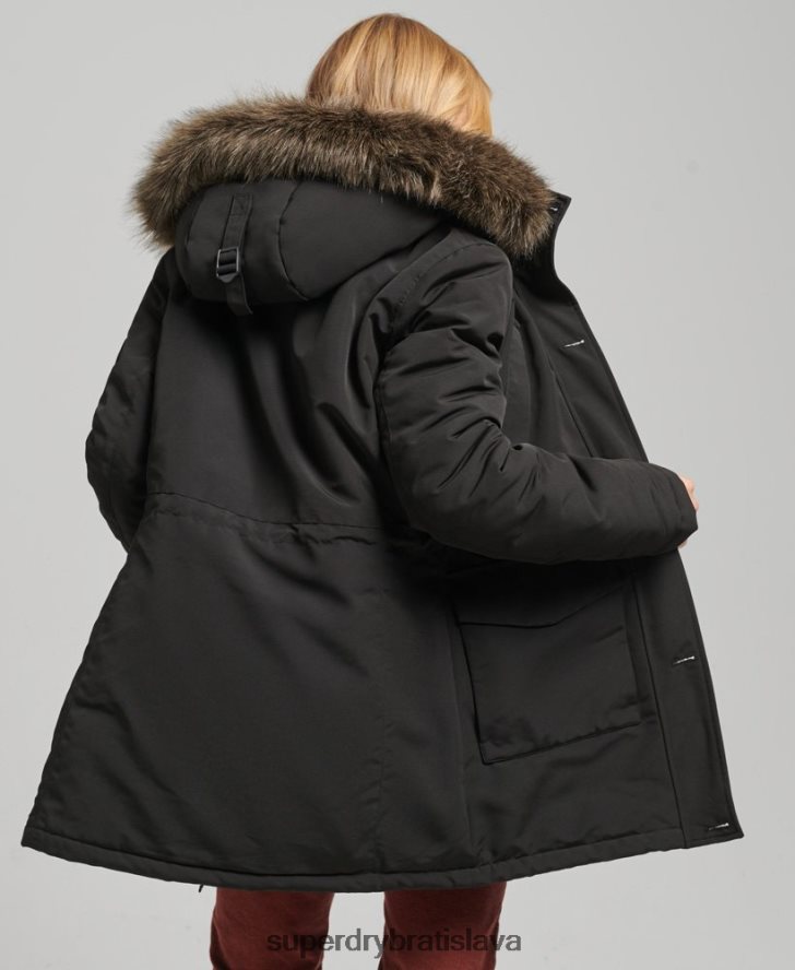 Superdry ženy bunda everest parka 6B4ZTR3780 oblečenie tmavošedý