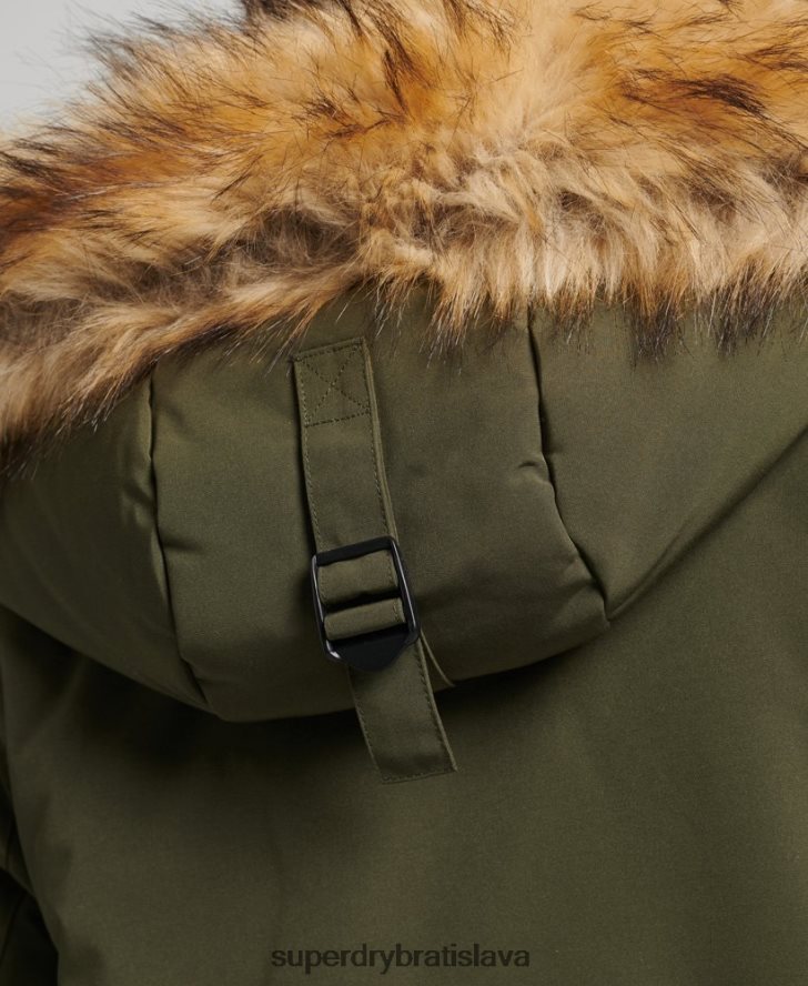Superdry ženy bunda everest parka 6B4ZTR3781 oblečenie zelená