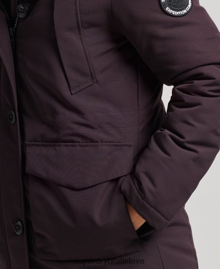 Superdry ženy bunda everest parka 6B4ZTR3786 oblečenie Fialová