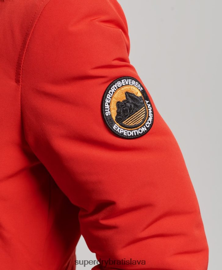 Superdry ženy bunda everest parka 6B4ZTR3808 oblečenie červená