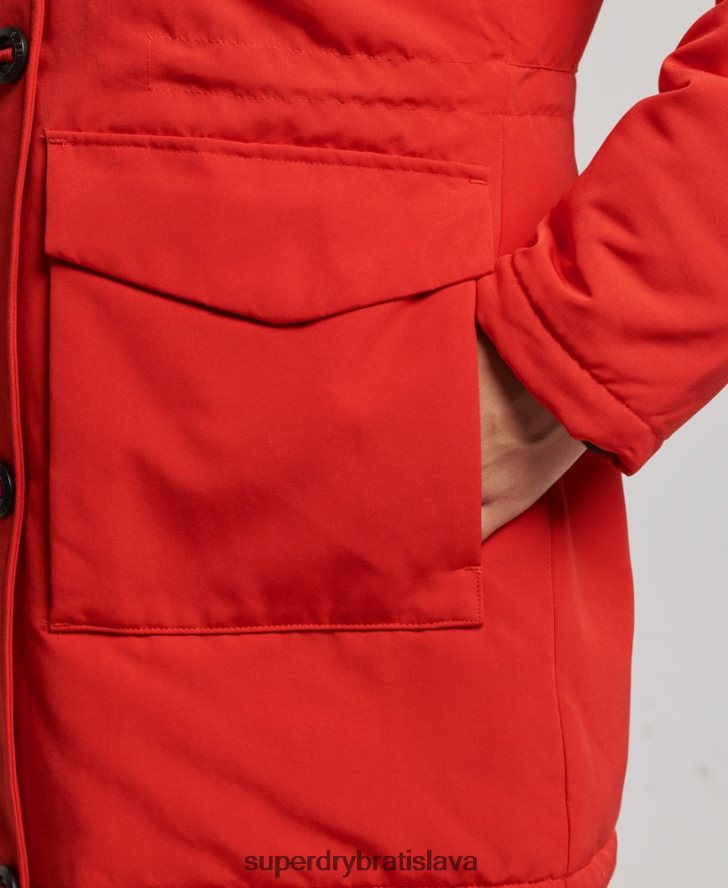 Superdry ženy bunda everest parka 6B4ZTR3808 oblečenie červená