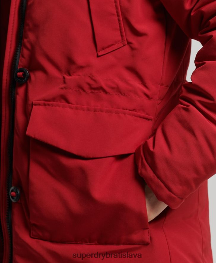 Superdry ženy bunda everest parka 6B4ZTR3809 oblečenie červená