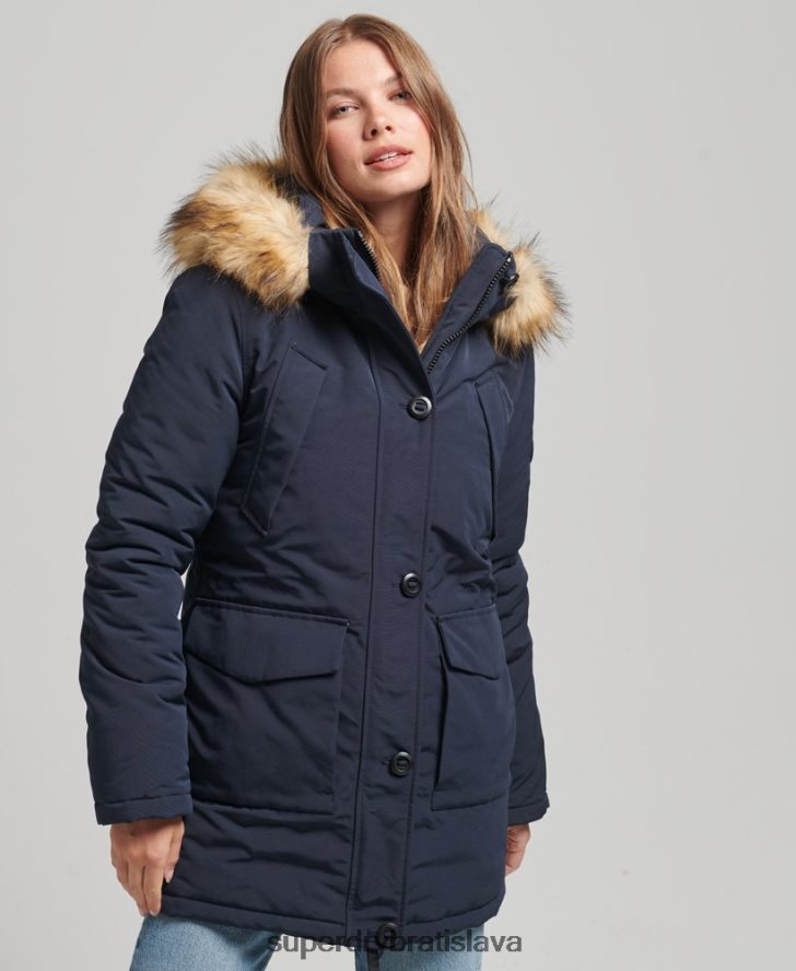 Superdry ženy bunda everest parka 6B4ZTR5462 oblečenie námorníctvo
