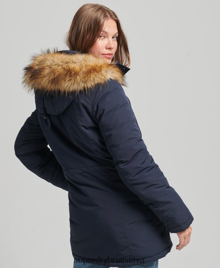 Superdry ženy bunda everest parka 6B4ZTR5462 oblečenie námorníctvo