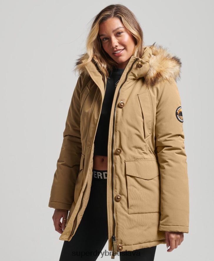 Superdry ženy bunda everest parka 6B4ZTR5700 oblečenie opálenie