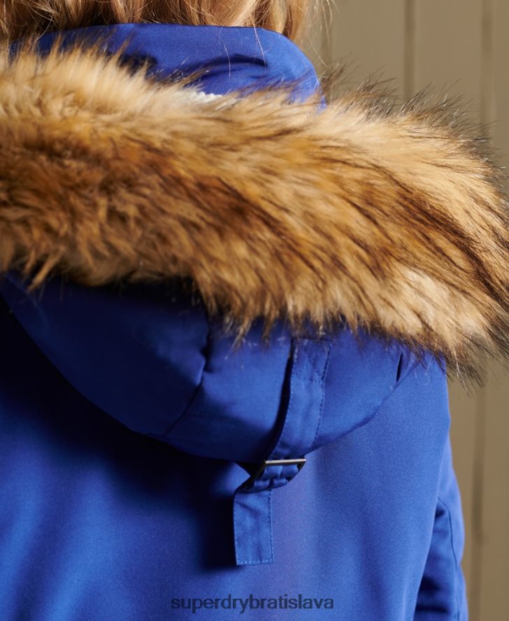 Superdry ženy bunda everest parka 6B4ZTR5701 oblečenie Modrá