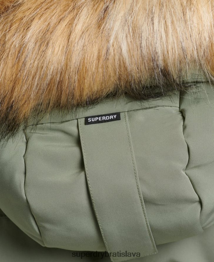 Superdry ženy bunda xpd everest parka 6B4ZTR3655 oblečenie kaki