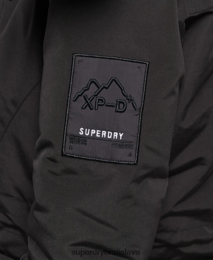 Superdry ženy bunda xpd everest parka 6B4ZTR3740 oblečenie čierna