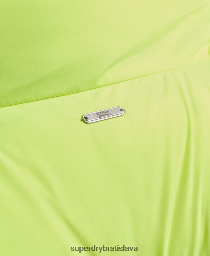 Superdry ženy krátky pufer kabát 6B4ZTR5498 oblečenie zelená