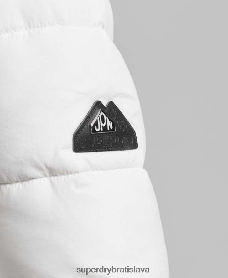 Superdry ženy stredná vrstva s kapucňou 6B4ZTR3586 oblečenie biely