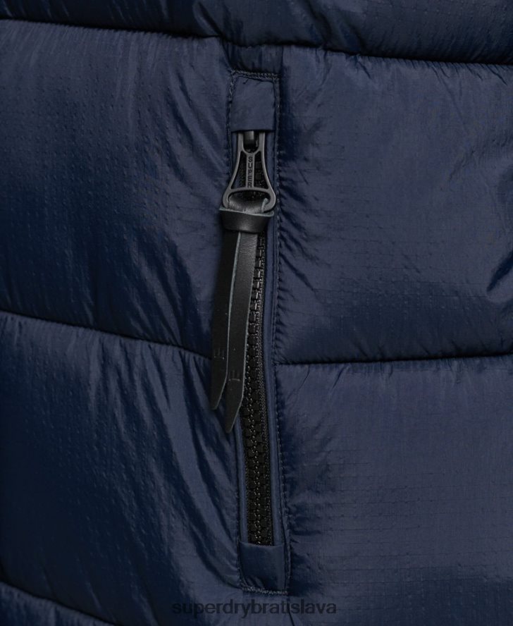 Superdry ženy stredná vrstva s kapucňou 6B4ZTR5669 oblečenie námorníctvo