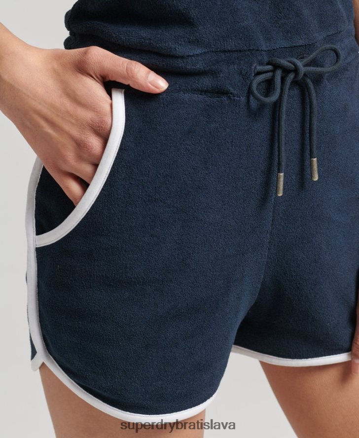 Superdry ženy vintage ohlávka na uteráky na hranie 6B4ZTR4100 oblečenie námorníctvo