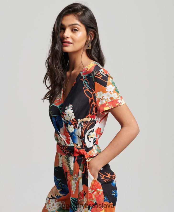 Superdry ženy vintage tkaný overal 6B4ZTR2121 oblečenie multi