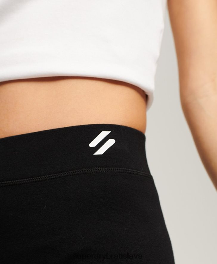 Superdry ženy core športové legíny 6B4ZTR4054 oblečenie čierna