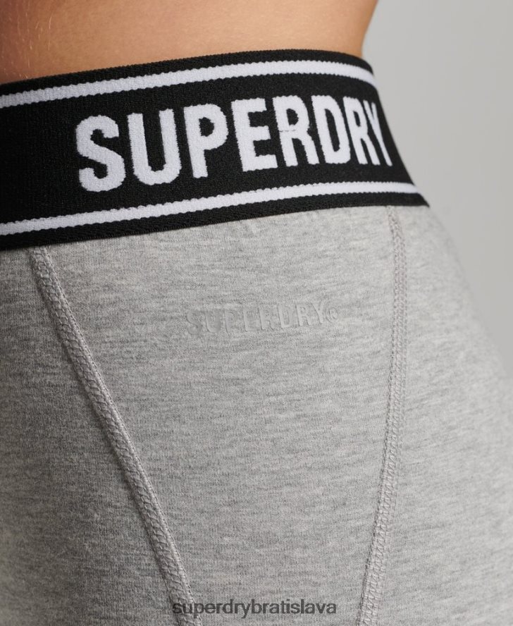 Superdry ženy nezávislé páskové legíny 6B4ZTR6585 oblečenie sivá