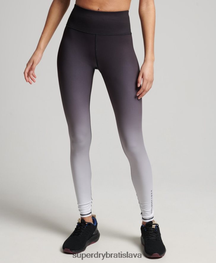 Superdry ženy tréningové nevyhnutné legíny 6B4ZTR6324 oblečenie čierna