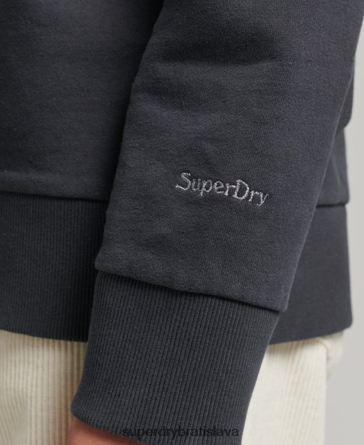 Superdry ženy B-movie crew mikina 6B4ZTR5829 oblečenie tmavošedý