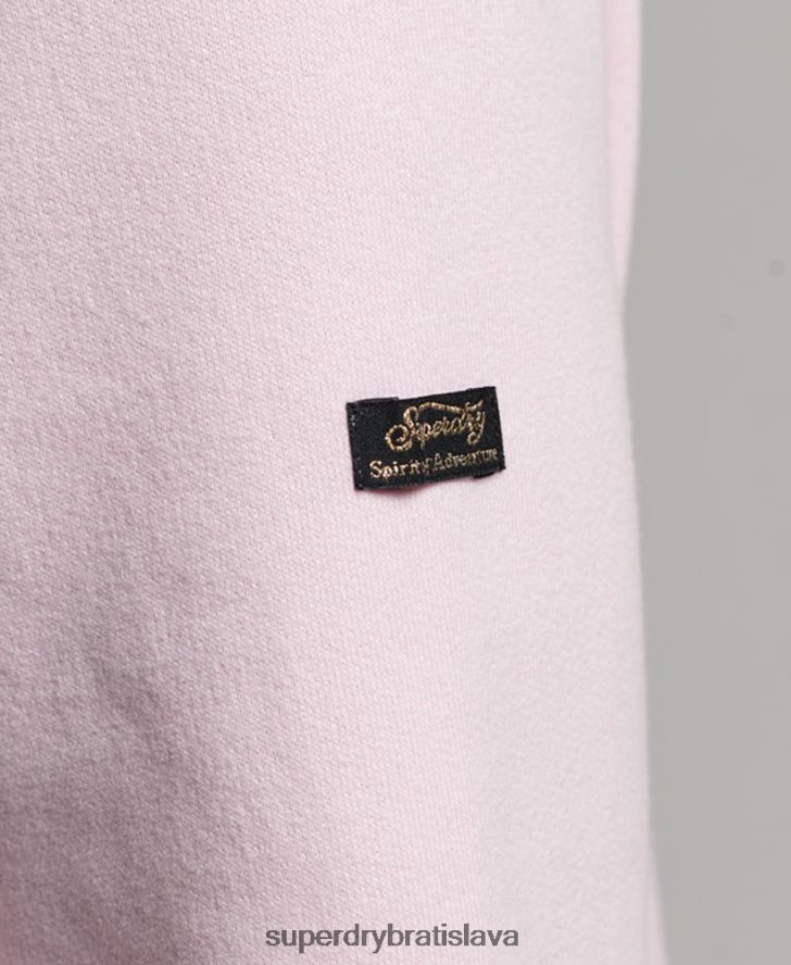 Superdry ženy Výpravná mikina s vintage logom 6B4ZTR2219 oblečenie Ružová