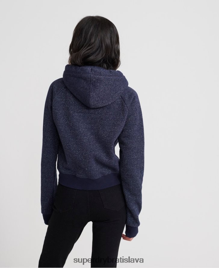 Superdry ženy butiková mikina s hviezdou 6B4ZTR3509 oblečenie námorníctvo