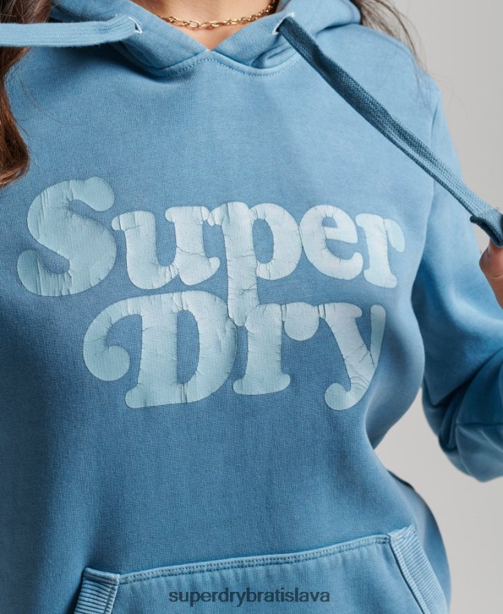 Superdry ženy cooper klasická mikina s kapucňou 6B4ZTR3365 oblečenie sivá