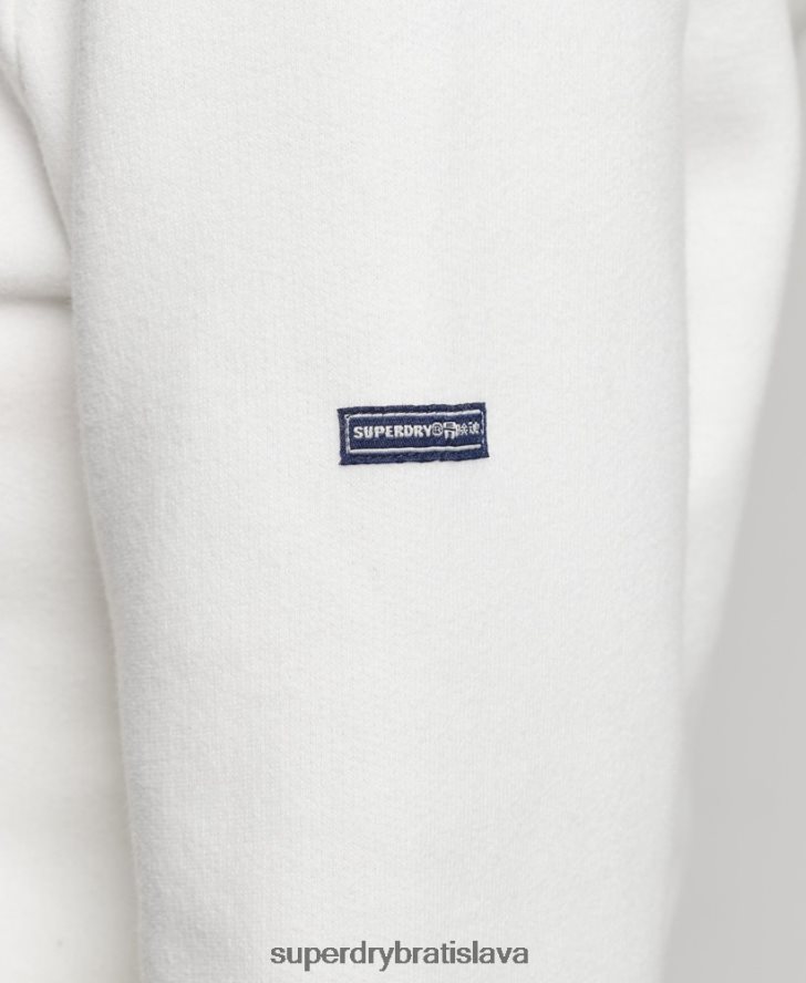 Superdry ženy cooper klasická mikina s kapucňou 6B4ZTR3414 oblečenie krém
